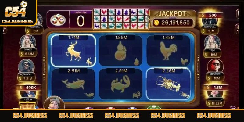 Nổ hũ bầu cua kết hợp cơ chế đặc trưng của slot